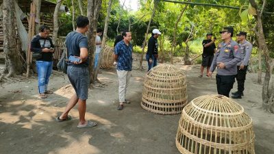Polisi Datangi Lokasi Judi Sabung Ayam Desa Dapurkejambon Jombang