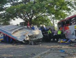 Ini Data Korban Tabrakan Maut Bus Sugeng Rahayu Vs Eka di Ngawi