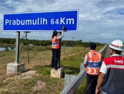 Tol Indralaya-Prabumulih Sepanjang 60,5 Km Dioperasikan Gratis