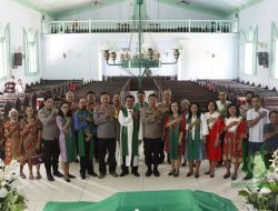 Polres Jombang gelar Minggu Kasih di GKJW Mojowarno