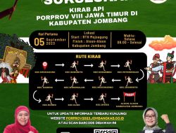 Porprov Jatim VIII, Jombang Kirab Api Obor PORPROV Di 21 Kecamatan