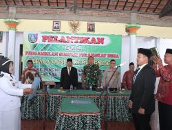 Kades Kedungmlati Jombang Mariyati Lantik Satu Perangkat Desa