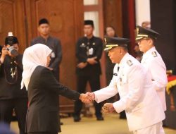 Gubernur Jatim Lantik Sugiat Pj Bupati Jombang