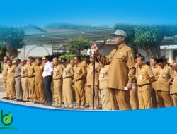 Pj Bupati Jombang Pimpin Apel Kerja Pegawai Pemkab Jombang