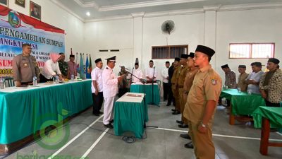 Kades Sumbermulyo Jombang Fuad Melantik 4 Perangkat Desa