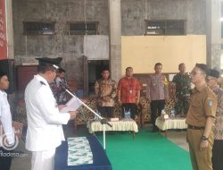 Kades Gedangan Jombang Lantik Satu Orang Perangkat Desa