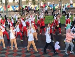 Pemkab Muara Enim Gelara Senam Sehat Peringati HKN ke-59