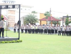 Polres Jombang Gelar Apel Kesiapan Pengamanan Kampanye Pemilu