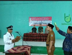Kades Mojongapit Iskandar Arif Lantik Kepala Dusun Weru