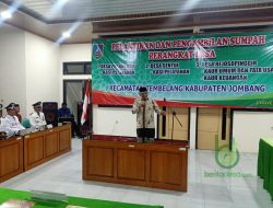 Tiga Kades Di Kecamatan Tembelang Jombang Lantik Perangkat Desa Baru