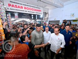 Jokowi Kunjungi Pasar Rogojampi Banyuwangi