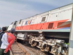 Kecelakaan KA Pandalungan Anjlok di Stasiun Tanggulangin Sidoarjo