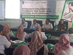 DPMD Jombang Gelar Sosialisasi Implementasi Transaksi Non Tunai, Kepada 21 Pemdes