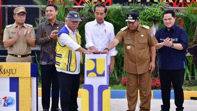 Presiden Jokowi Resmikan Pengelolaan Limbah Domestik Makassar