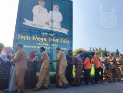 Ribuan Pegawai Pemkab Jombang Ikuti Apel Kerja Pasca Libur Lebaran