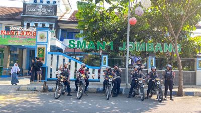 Polisi Gelar Patroli Cegah Konvoi Kelulusan Sekolah di Jombang