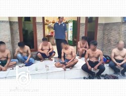 7 Warga Jombang Diamankan Polisi Saat Asyik Tenggak Miras di Pulo Lor