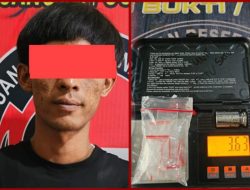 Sedang Tunggu Pembeli, Pengedar Sabu di Kemayoran Muara Enim Ditangkap