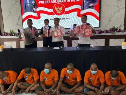 Polisi Mojokerto Ringkus 6 Pengedar Narkoba