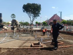 Komisi A Sidak Pengerjaan Proyek Alun-alun Jember