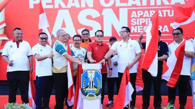 Pj Gubernur Buka Pekan Olahraga ASN Pemprov Jatim 2024