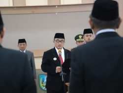 Pj Bupati Narutomo Lantik Tiga Pejabat Pimpinan Tinggi Pratama Lingkup Pemkab Jombang