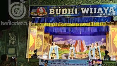 Hari Jadi Desa, Pemdes Sumbergondang Jombang Gelar Doa Bersama Dan Pagelaran Ludruk  