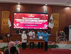 KPU Undi Nomor Urut Paslon Bupati-Wakil Bupati Jombang 2024