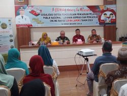 Diskominfo Muara Enim Gelar Sosialisasi SP4N-LAPOR di Desa Muara Gula Baru