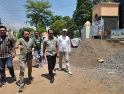 Pj Bupati Pasuruan Sidak Proyek Revitalisasi Alun-Alun Bangil