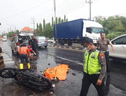 Kronologi Pemotor Asal Jombang Tewas Terlindas Truk Gadeng di Trowulan Mojokerto