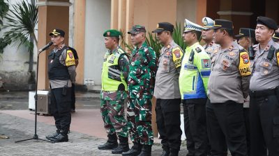 Amankan Debat Publik Kedua Pilkada 2024, Polres Jombang Siagakan Ratusan Personil