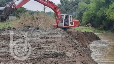 Antisipasi Banjir, Dinas PUPR Jombang Gerak Cepat Normalisasi Kali Marmoyo