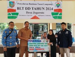 Lima Desa di Kecamatan Jogoroto Jombang Salurkan BLT DD Tahap 4