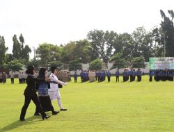 Upacara Hari Nusantara, Bela Negara, Kesetiakawanan Sosial, dan Hari Ibu di Lapangan Pemkab Jombang 