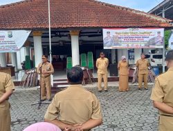 Kegiatan Apel Pagi dan Evaluasi Kegiatan Instansi Lingkup Kecamatan Jogoroto 2025