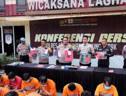 Polres Tanjungperak Ungkap 13 Kasus Kriminalitas Sepanjang Januari 2025