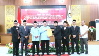 Sah, Warsubi-Gus Salman Ditetapkan Jadi Bupati dan Wakil Bupati Jombang Terpilih