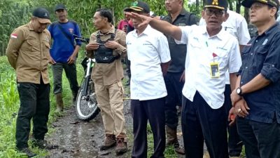 Perhutani Bersama Cabang Dinas Kehutanan Cek Lokasi di Jombang