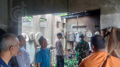 Home Industri Pembuatan Lontong di Jogoroto Jombang Terbakar