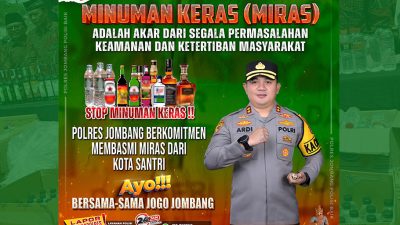 Polisi Gerebek Pabrk Arak Putih Beromzet Miliaran di Jombang