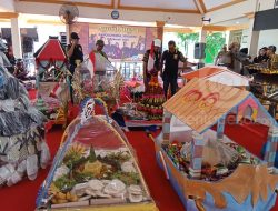 Lomba Kirab Tumpeng Meriahkan Ruwat Desa Rangka Kidul Sidoarjo