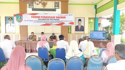 Rapat Penyusunan RKPD 2026 Forkopincam Ngusian Jombang