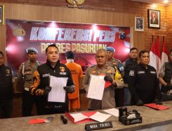 Polisi Tahan Mahasiswa Asal Malang Pencuri Rp.276 Juta Milik Selebgram Pasuruan