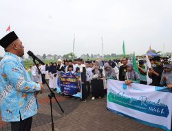 Wabup Jombang Berangkatkan Peserta Pawai Ta’aruf Jelang Ramadan