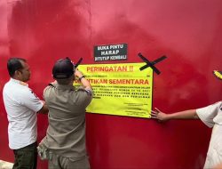 Belum Kantongi Izin Lengkap, Satpol PP Bojonegoro Tutup PT. Sata Tec Indonesia