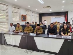 Bupati Jombang Ikuti Rakor Inflasi Daerah Dan Akselerasi Sertifikasi Produk Halal