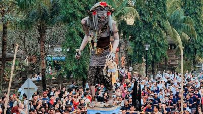 Pawai Ogoh-Ogoh di TMII sambut hari Nyepi 2025