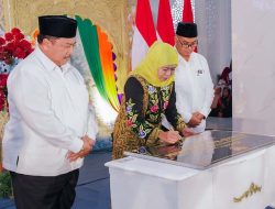Bupati Jombang dampingi Gubernur Jatim resmikan Masjid Ba’i Al Karim di Sukorejo