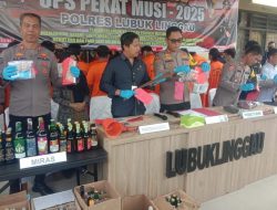 Polres Lubuk Linggau ungkap berbagai kasus dalam Operasi Pekat Musi 2025